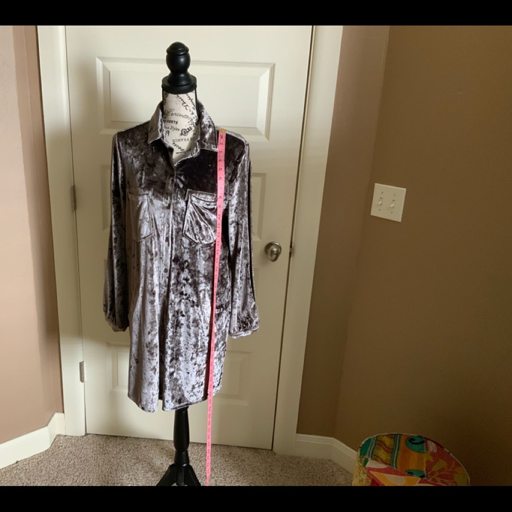 Billy T Crushed velvet tunic